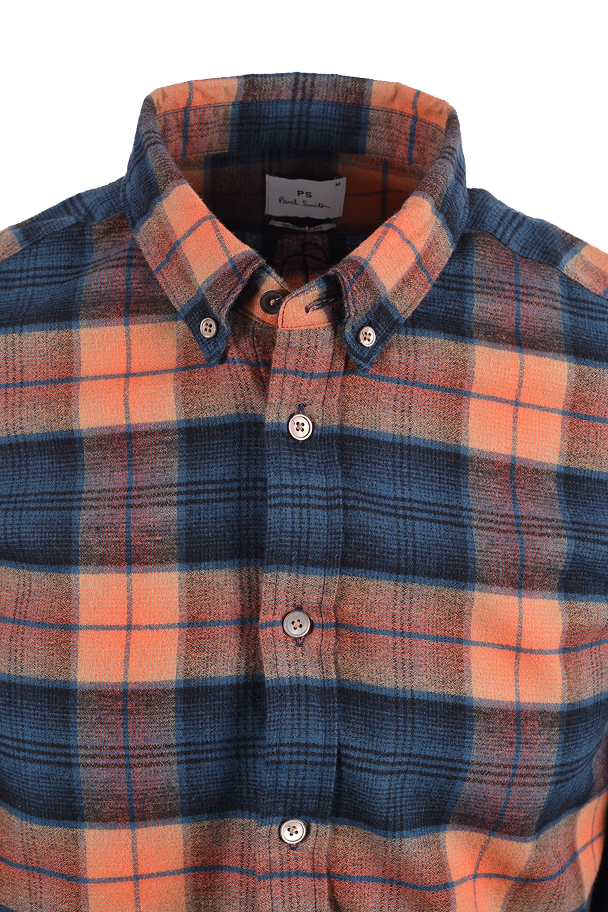 PAUL SMITH REGULAR FIT SHIRT ORANGE Paul Smith Michael Stewart Menswear  Shirts