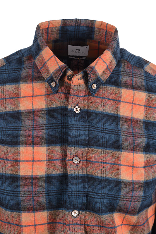 PAUL SMITH REGULAR FIT SHIRT ORANGE Paul Smith Michael Stewart Menswear  Shirts