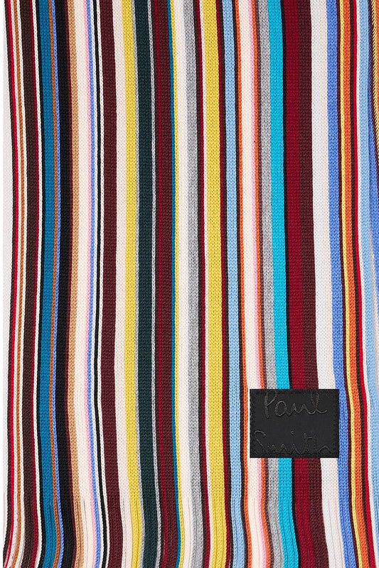 PAUL SMITH SIGNATURE SCARF MULTI COLOURED