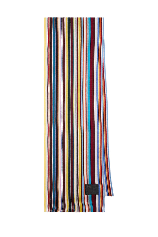 PAUL SMITH SIGNATURE SCARF MULTI COLOURED