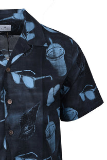PAUL SMITH SS CASUAL FIT SHIRT BLUE Paul Smith