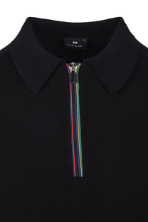 PAUL SMITH SWEATER SS POLO BLACK Paul Smith