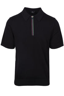 PAUL SMITH SWEATER SS POLO BLACK Paul Smith