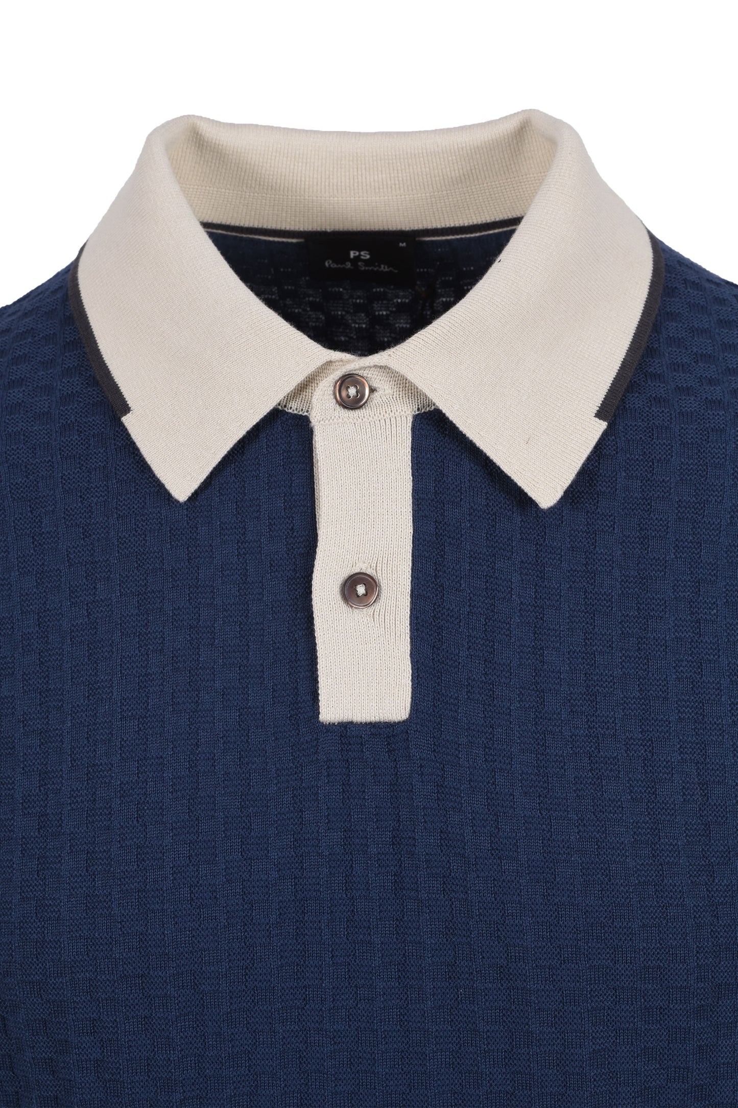 PAUL SMITH SWEATER SS POLO BLUE