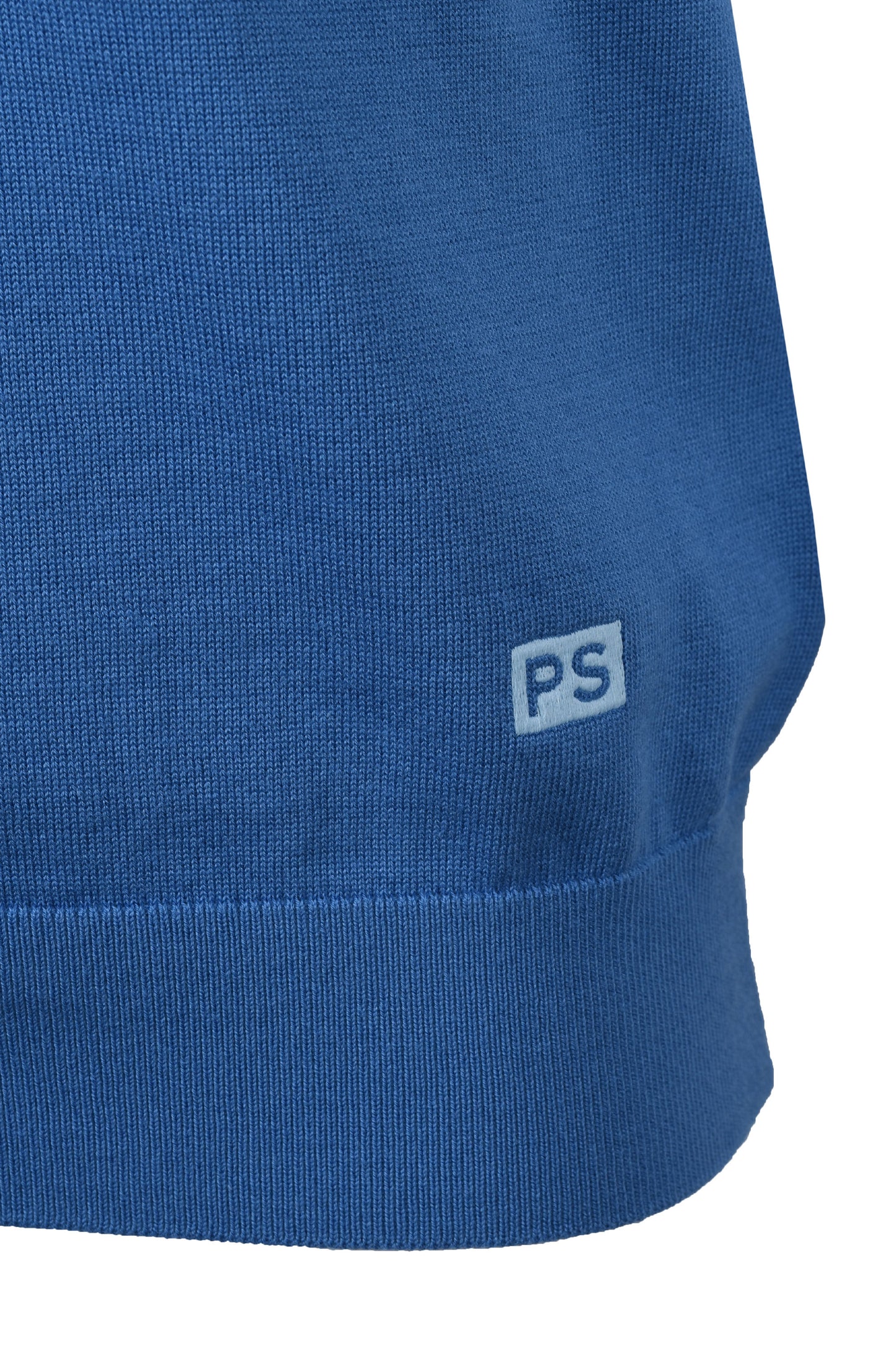 PAUL SMITH SWEATER SS POLO BLUE