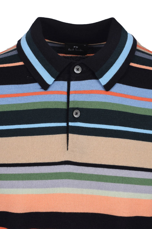 PAUL SMITH SWEATER SS POLO MULTI COLOURED Paul Smith