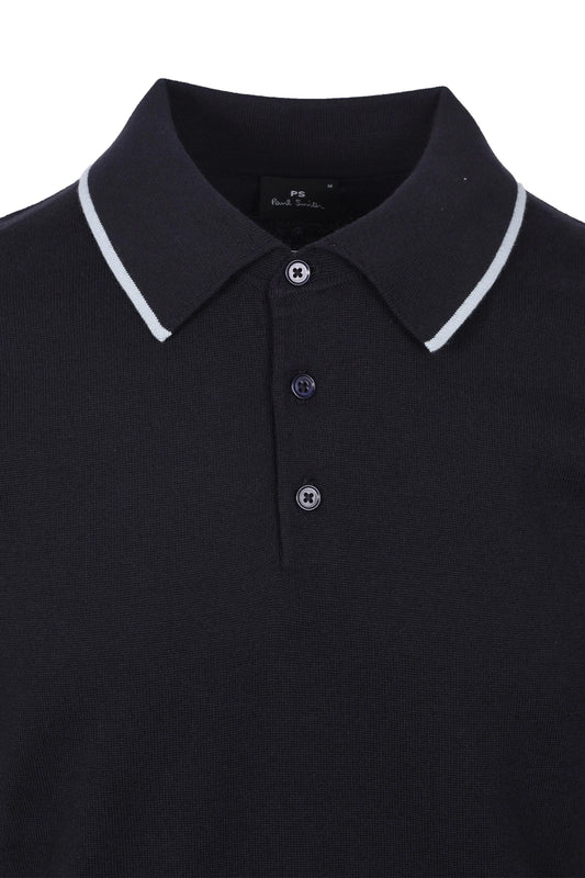 PAUL SMITH SWEATER SS POLO NAVY Paul Smith