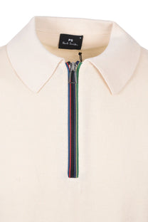 PAUL SMITH SWEATER SS POLO WHITE Paul Smith
