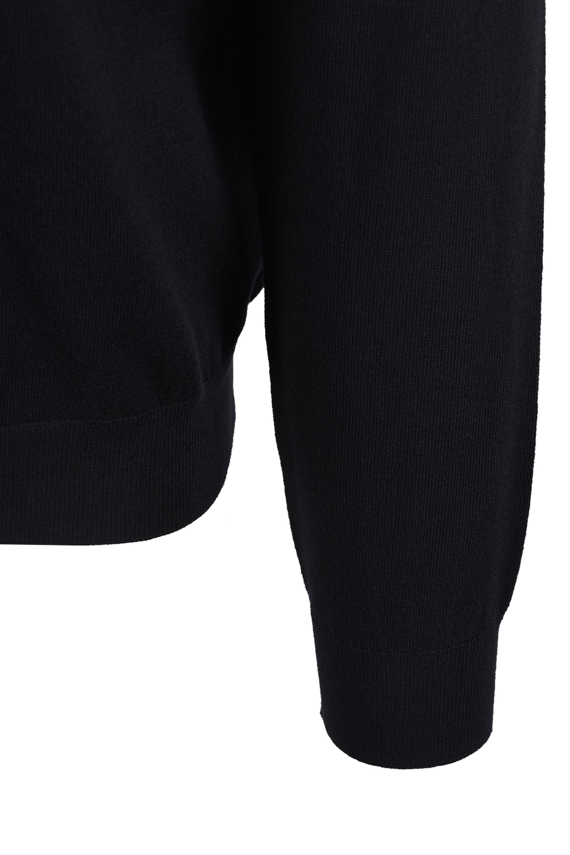 PAUL SMITH ZEB BADGE CREW NECK SWEATSHIRT BLACK Paul Smith Michael Stewart Menswear  Knitwear