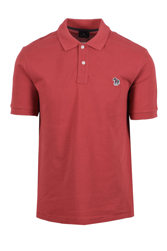 PAUL SMITH ZEBRA POLO SHIRT PINK