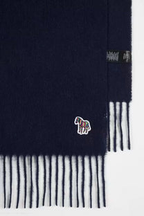 PAUL SMITH ZEBRA SCARF NAVY Paul Smith