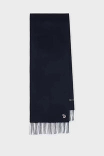 PAUL SMITH ZEBRA SCARF NAVY Paul Smith