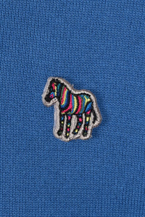 PAUL SMITH ZIP NECK SWEATER BLUE Paul Smith
