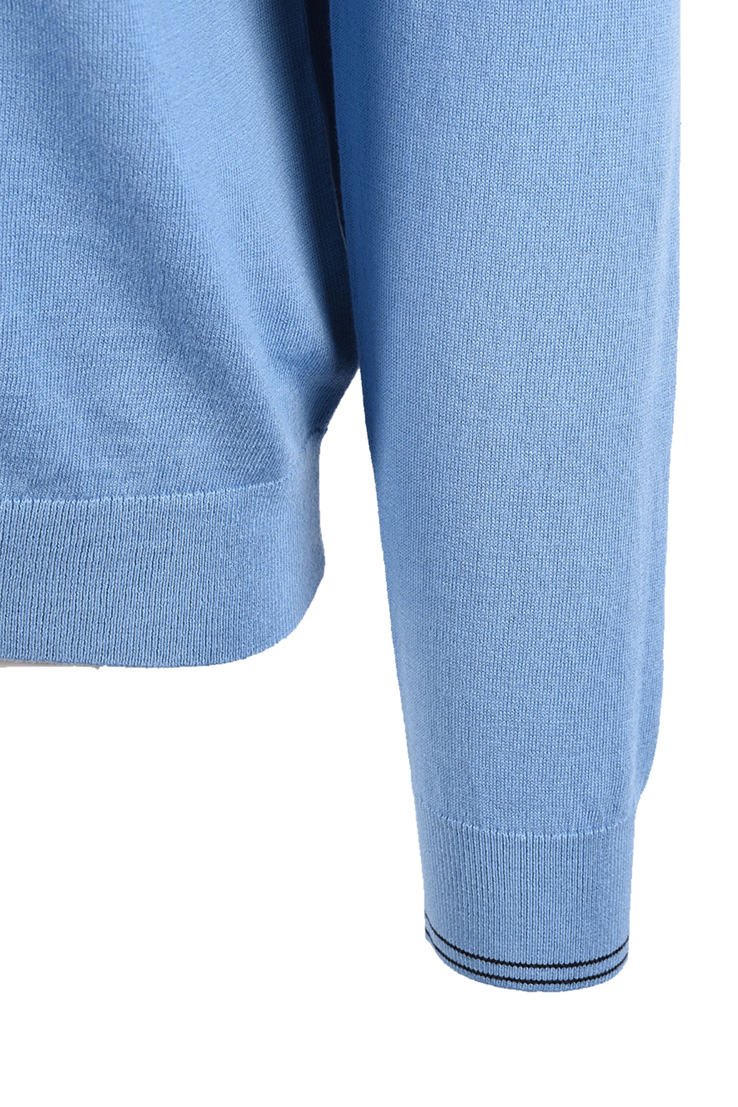 PAUL SMITH ZIP NECK SWEATSHIRT BLUE Paul Smith Michael Stewart Menswear  Knitwear