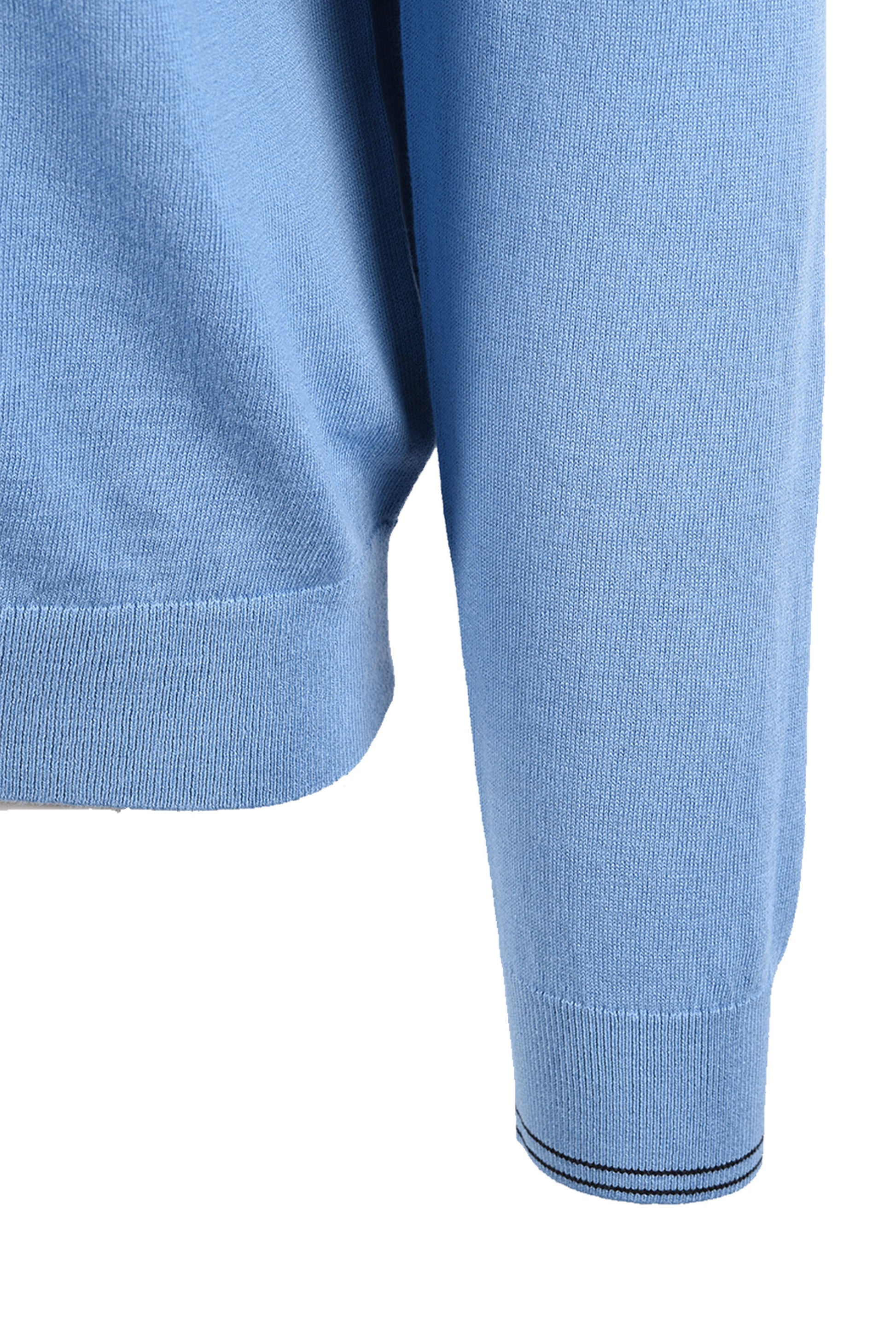 PAUL SMITH ZIP NECK SWEATSHIRT BLUE Paul Smith Michael Stewart Menswear  Knitwear
