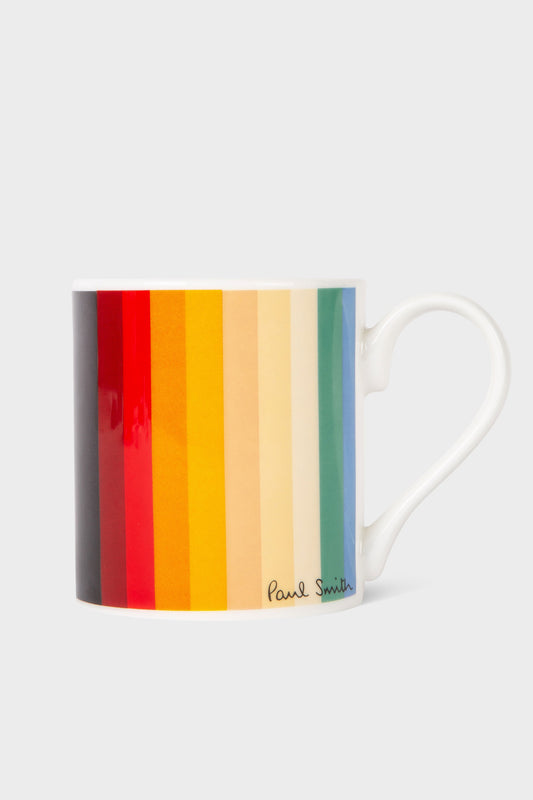 Paul Smith Mixed 'Signature Stripe' Bone China Mug Multi-Colour Stripe