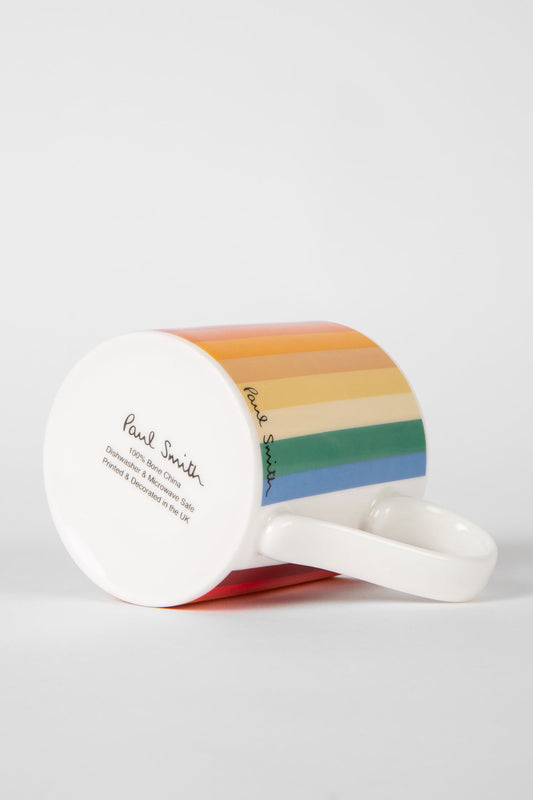 Paul Smith Mixed 'Signature Stripe' Bone China Mug Multi-Colour Stripe