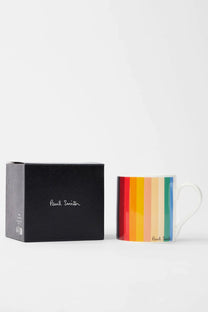 Paul Smith Mixed 'Signature Stripe' Bone China Mug Multi-Colour Stripe Paul Smith