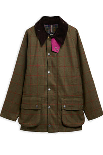 BARBOUR X PAUL SMITH WOOL BEAUFORT JACKET | OLIVE