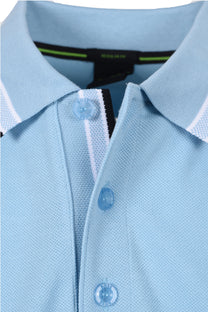 Boss Green Paddy Polo Shirt Light Pastel Blue Boss Green