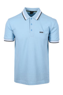 Boss Green Paddy Polo Shirt Light Pastel Blue Boss Green