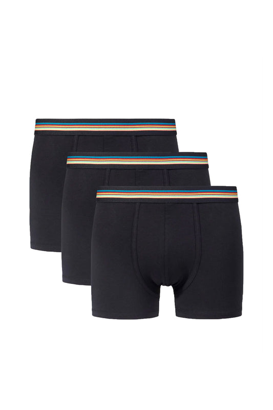 Paul Smith 3 Pack Trunks Black