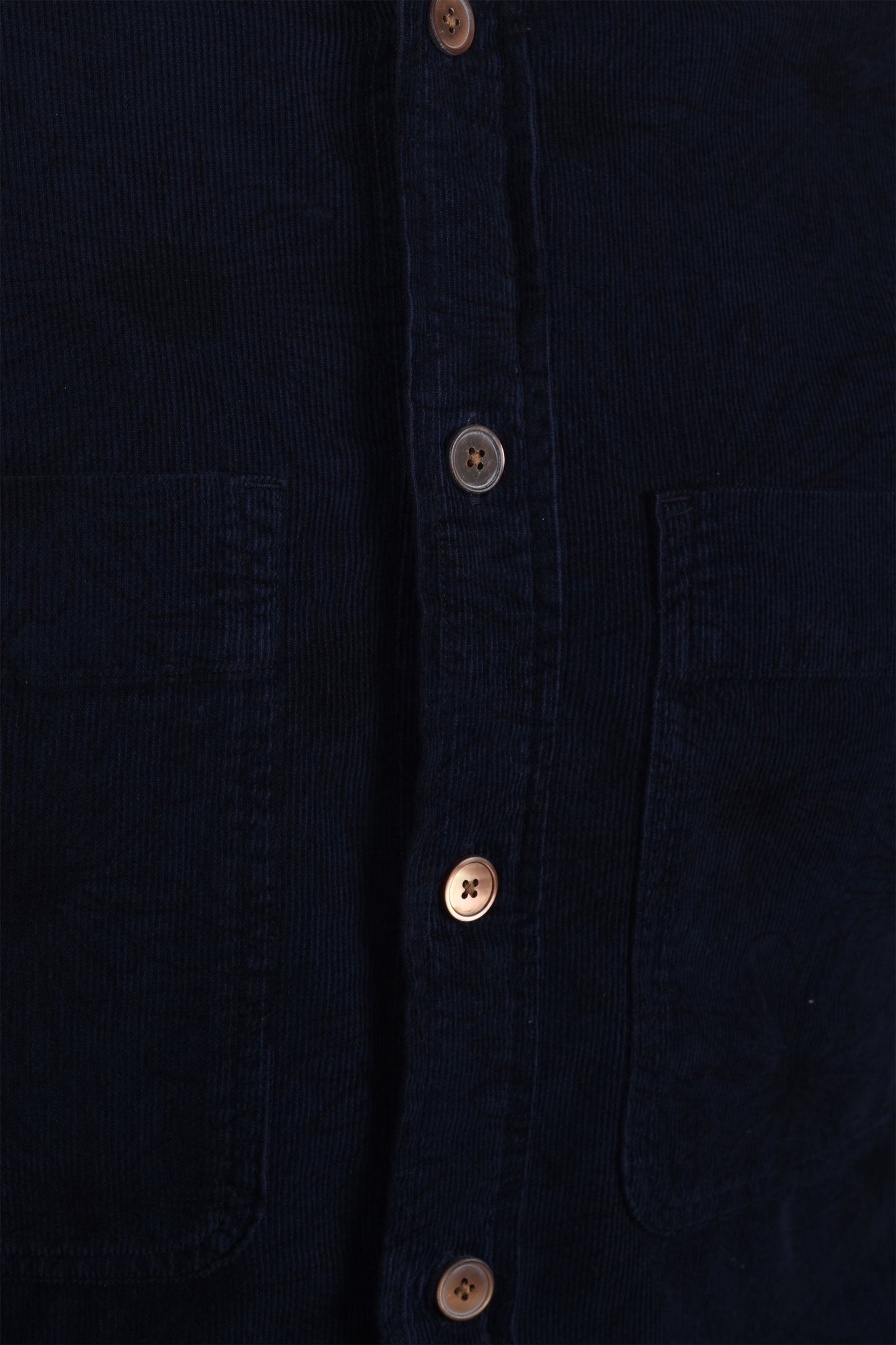 Paul Smith Casual Fit Corduroy Floral Shirt Dark Navy