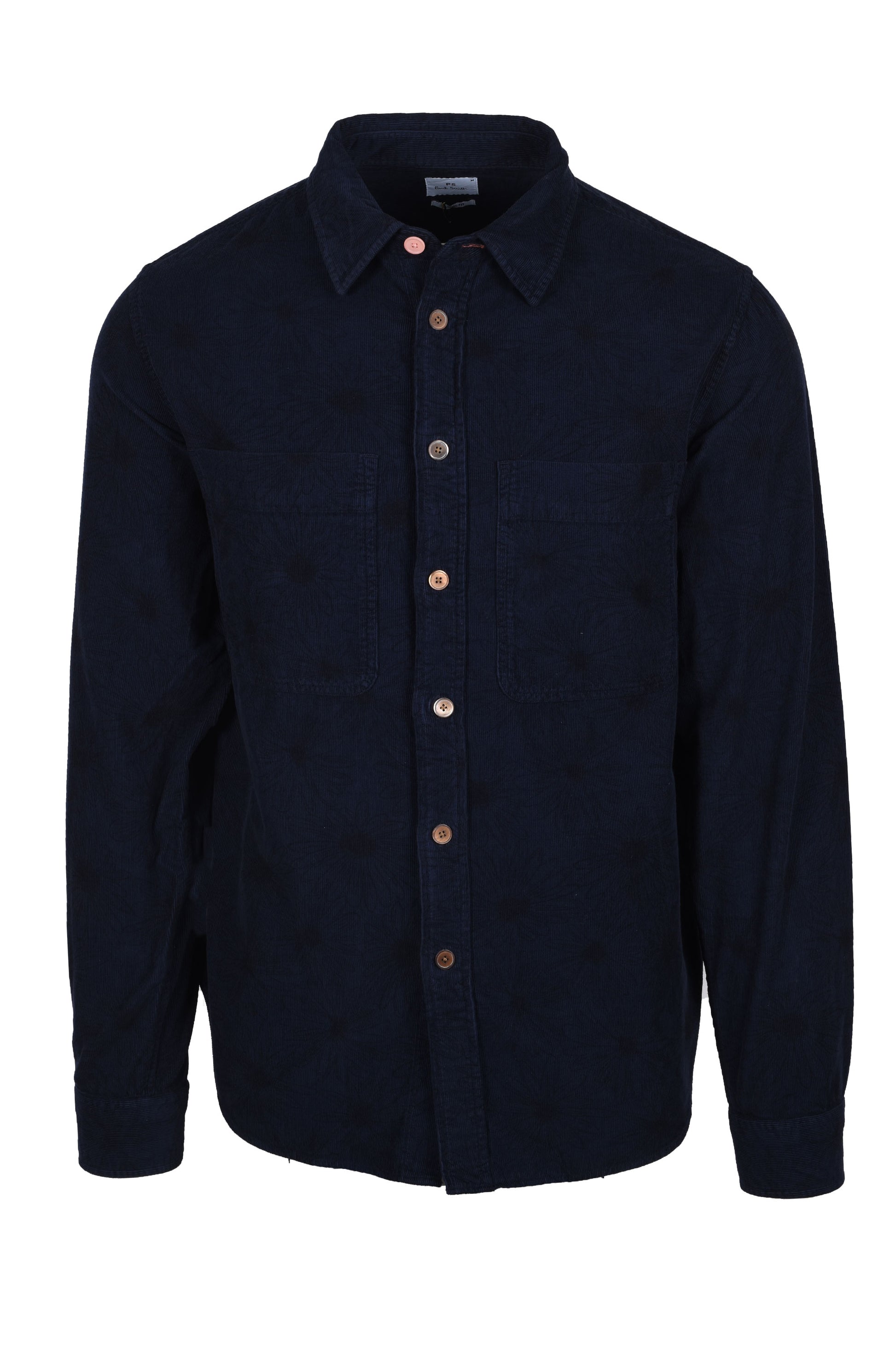 Paul Smith Casual Fit Corduroy Floral Shirt Dark Navy – Michael