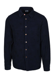 Paul Smith Casual Fit Corduroy Floral Shirt Dark Navy Paul Smith
