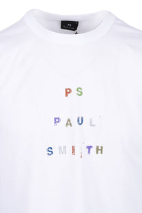 Paul Smith Casual Fit Graphic T-Shirt White Paul Smith