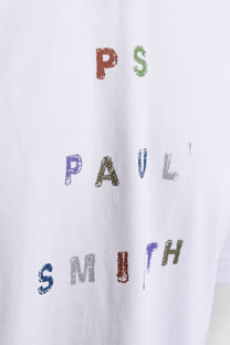 Paul Smith Casual Fit Graphic T-Shirt White Paul Smith