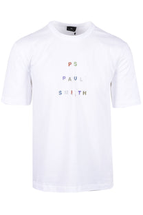Paul Smith Casual Fit Graphic T-Shirt White Paul Smith