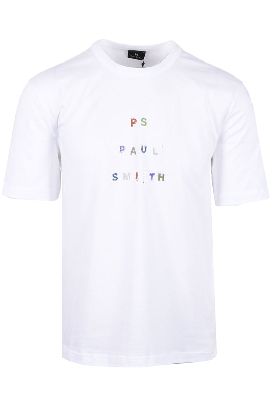 Paul Smith Casual Fit Graphic T-Shirt White