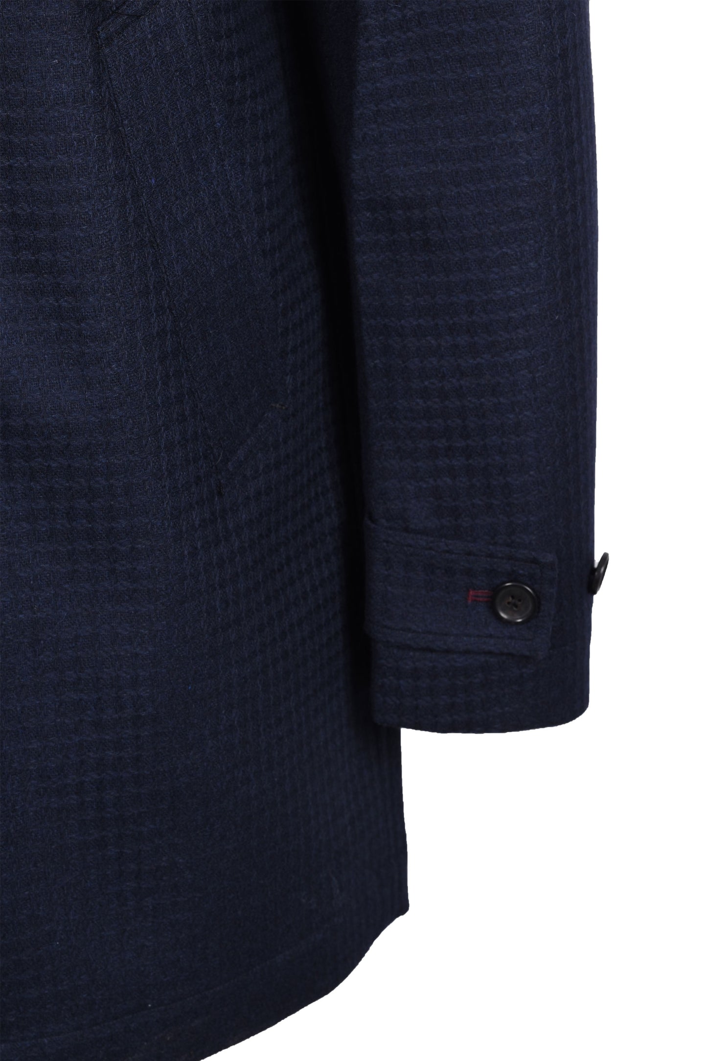 Paul Smith Check Coat Dark Navy