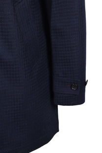 Paul Smith Check Coat Dark Navy Paul Smith