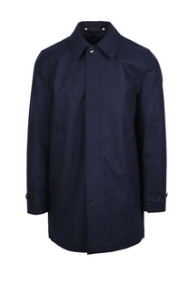 Paul Smith Check Coat Dark Navy Paul Smith