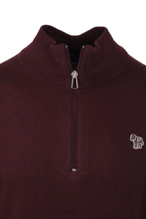 Paul Smith Half Zip Dark Red Paul Smith
