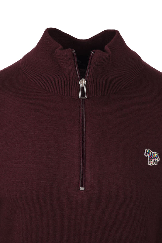 Paul Smith Half Zip Dark Red