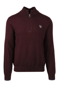 Paul Smith Half Zip Dark Red Paul Smith