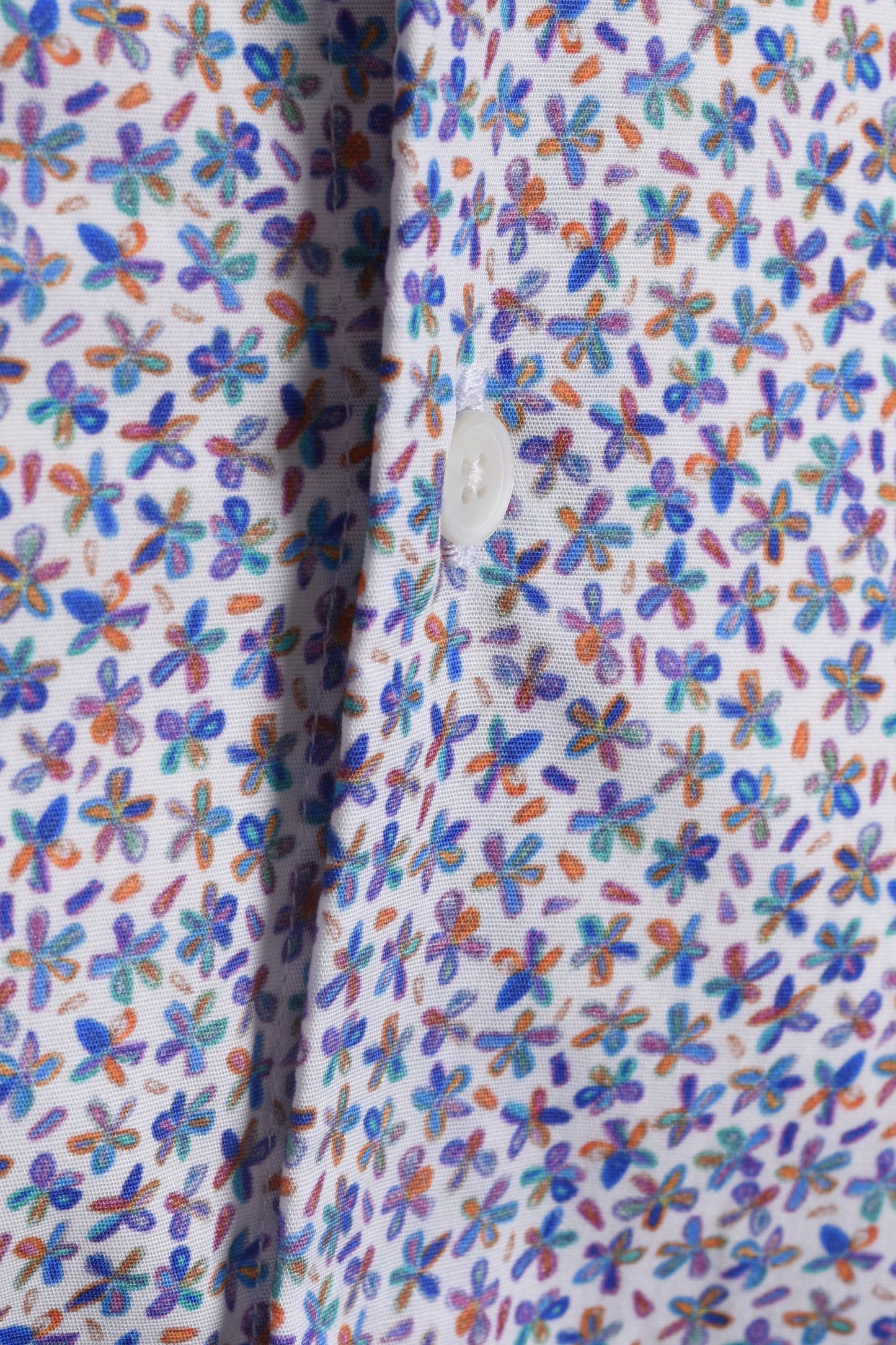 Paul Smith LS Slim Fit Shirt White Floral