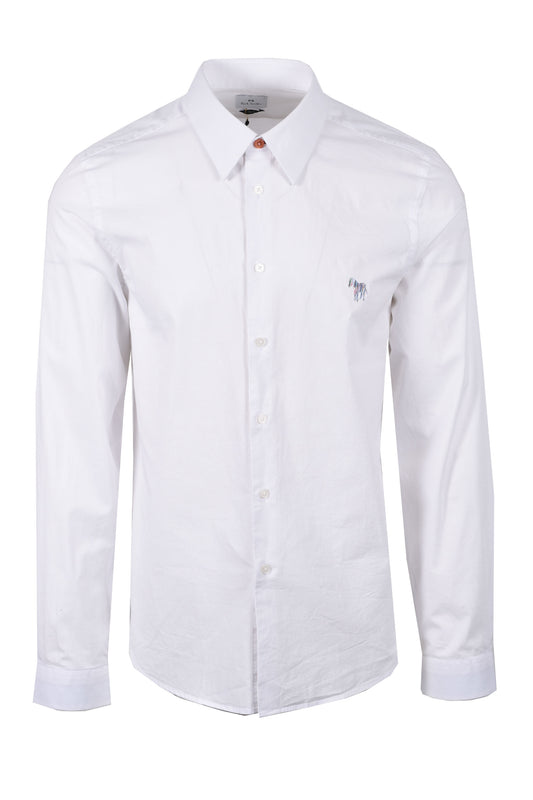 Paul Smith LS Tailored Fit Shirt White