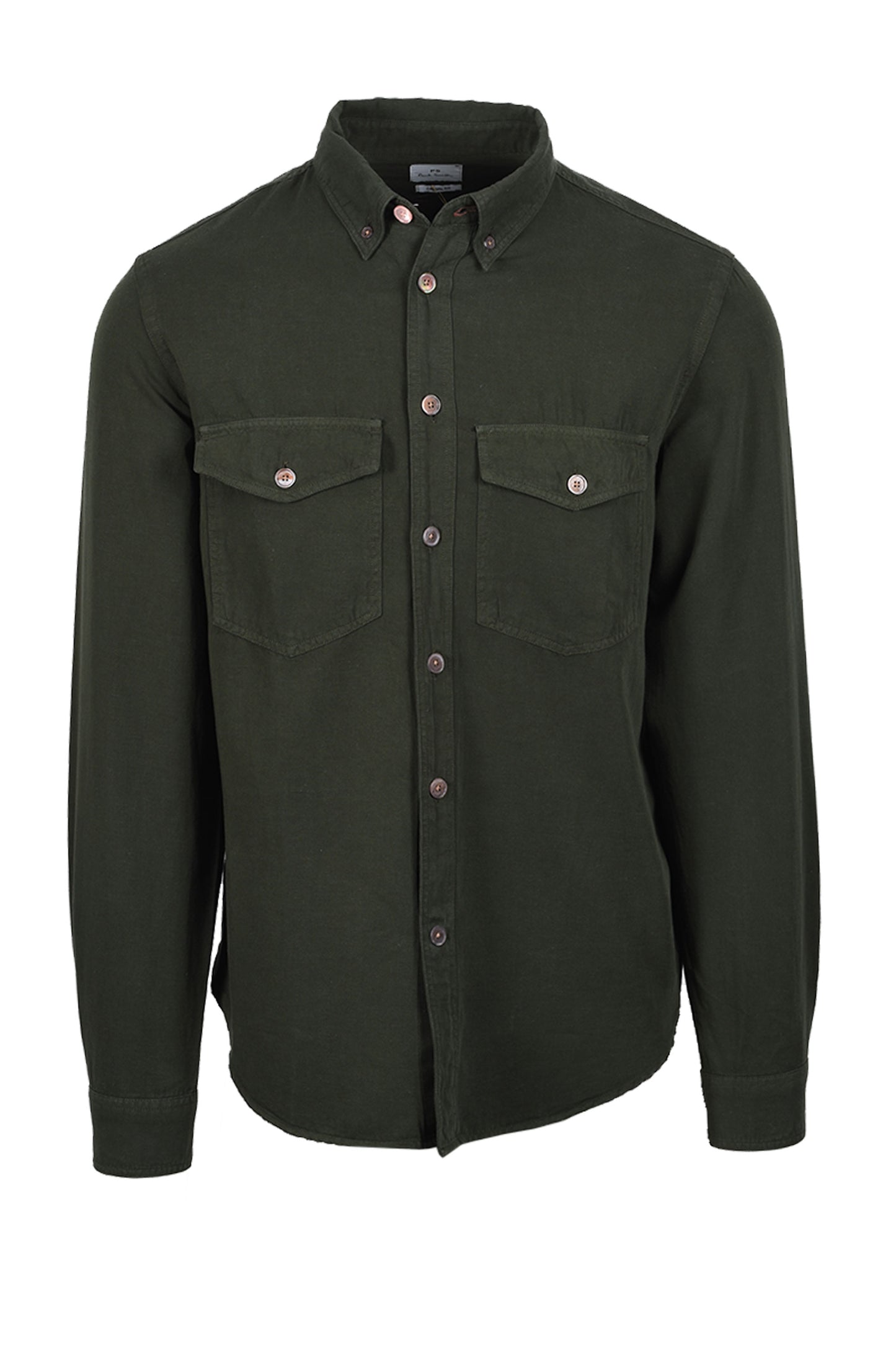 Paul Smith PAUL SMITH CASUAL FIT SHIRT GREEN