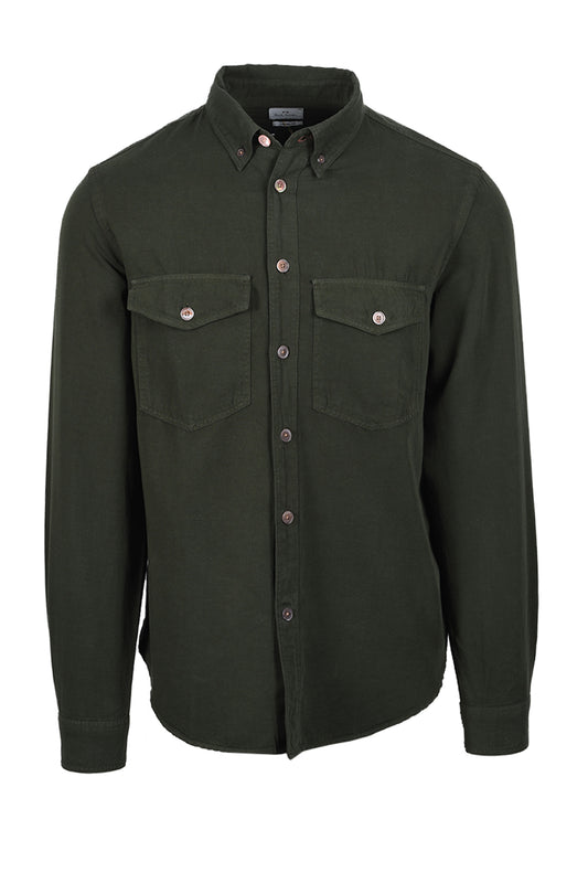 Paul Smith PAUL SMITH CASUAL FIT SHIRT GREEN