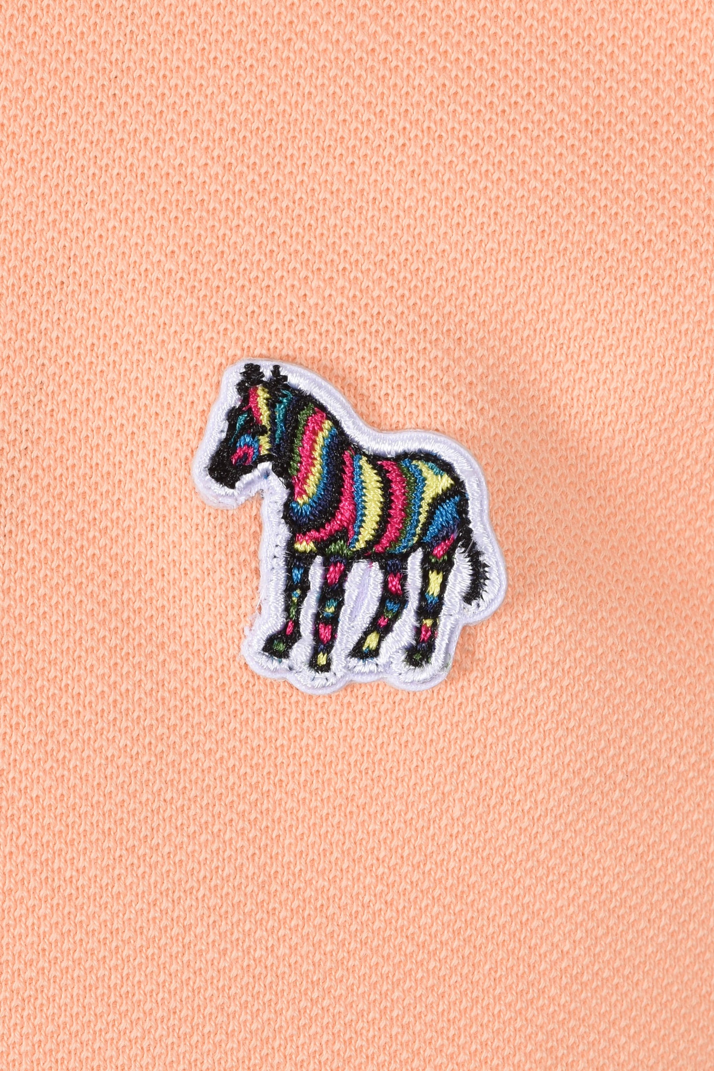 Paul Smith Reg Fit SS Polo Zebra Peach