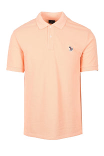 Paul Smith Reg Fit SS Polo Zebra Peach Paul Smith