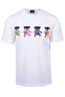 Paul Smith Reg Fit SS Teddy T-Shirt White Paul Smith