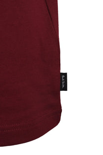 Paul Smith Reg Fit Stripe Placket Polo Burgundy Paul Smith