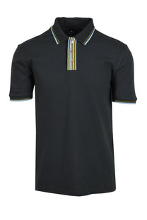 Paul Smith Reg Fit Stripe Placket Polo Green Paul Smith