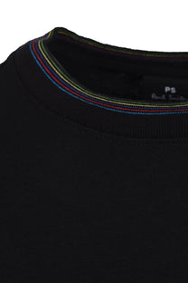 Paul Smith Reg Fit T-Shirt Sports Stripe Black Paul Smith