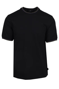 Paul Smith Reg Fit T-Shirt Sports Stripe Black Paul Smith